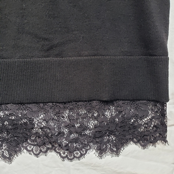 Club Monaco lace hem Knit Dress, size S - Picture 3 of 5